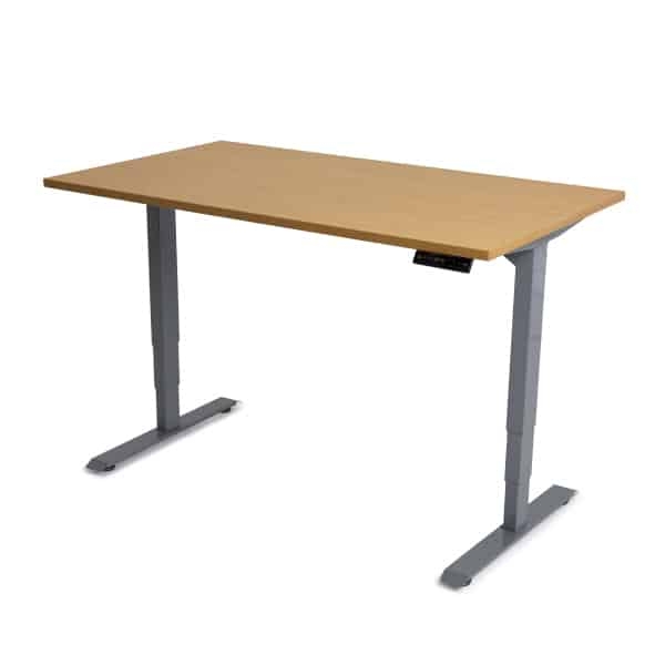 E1 Light Oak Top Desks – 1400 x 800 x 25mm – Up Standesk
