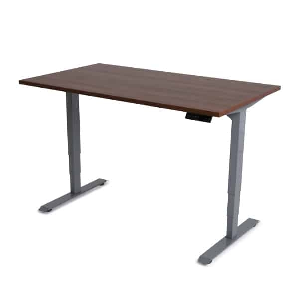 E1 Walnut Top Desks – 1400 x 800 x 25mm – Up Standesk