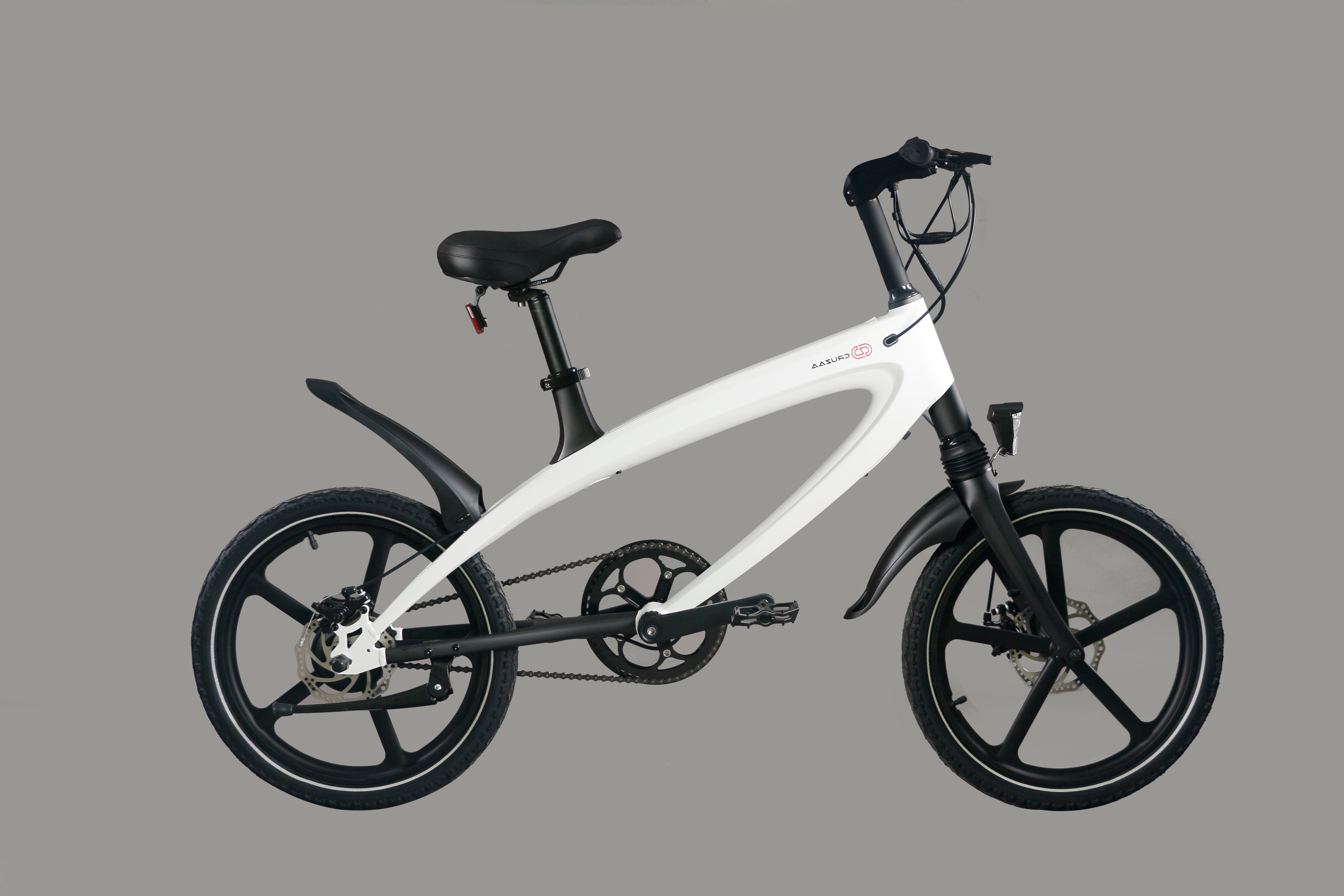 Cruzaa E-Bike – Racing White 240W – Urban Travel