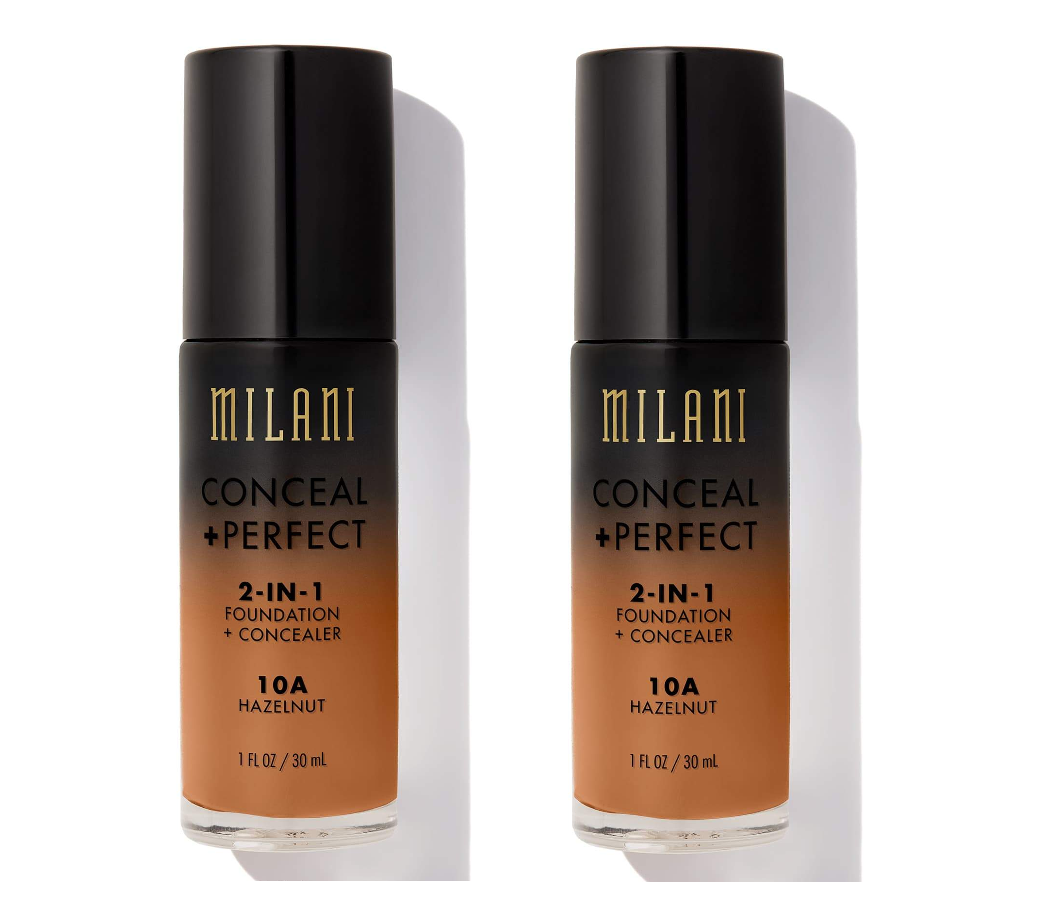 Milani Conceal And Perfect 2 In 1 Foundation + Concealer Hazelnut 30ml x2