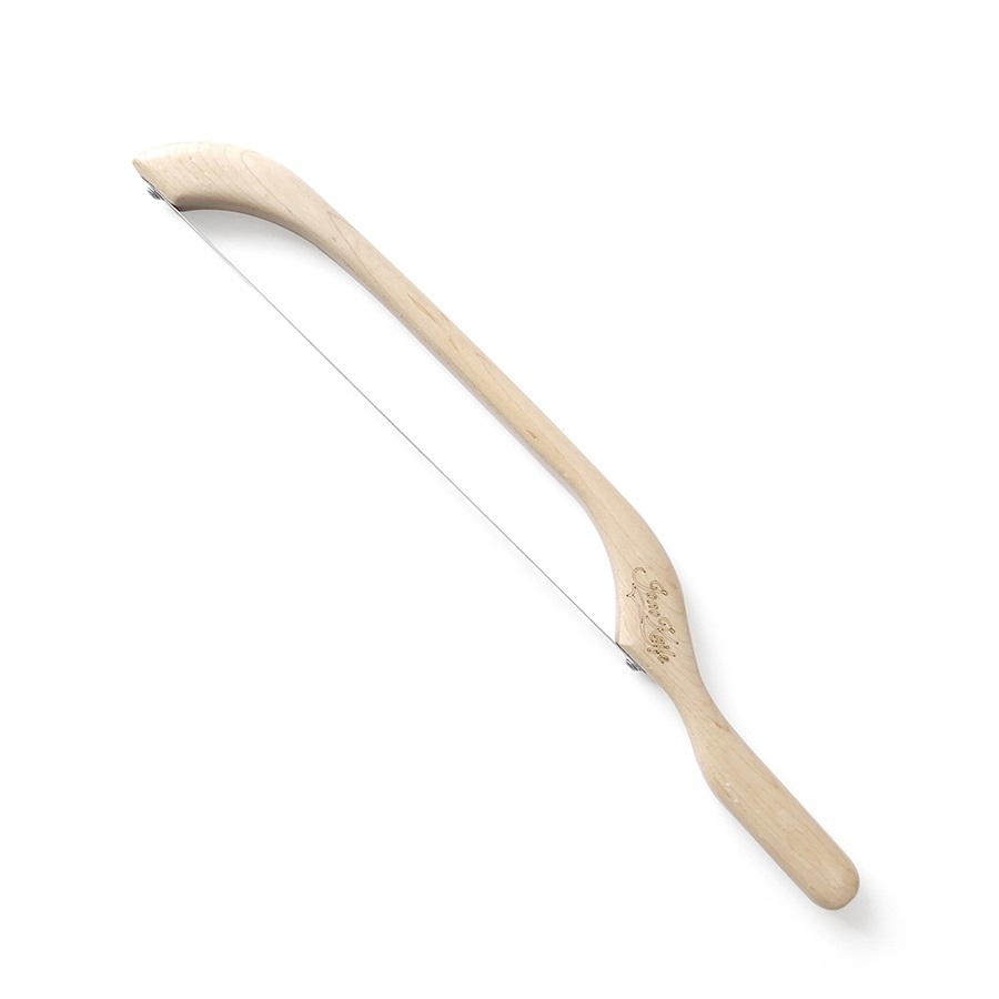 Original Maple Fiddle Bow Bread Knife Bread Saw – Left Handed – JonoKnife