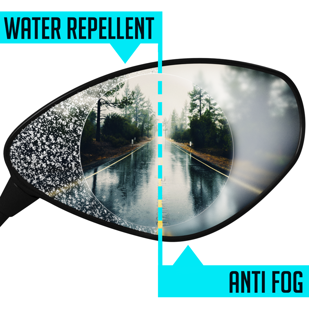 BMW Water Repellent – Anti Fog Motorcycle Wing Mirror Protectors – Speedo Angels