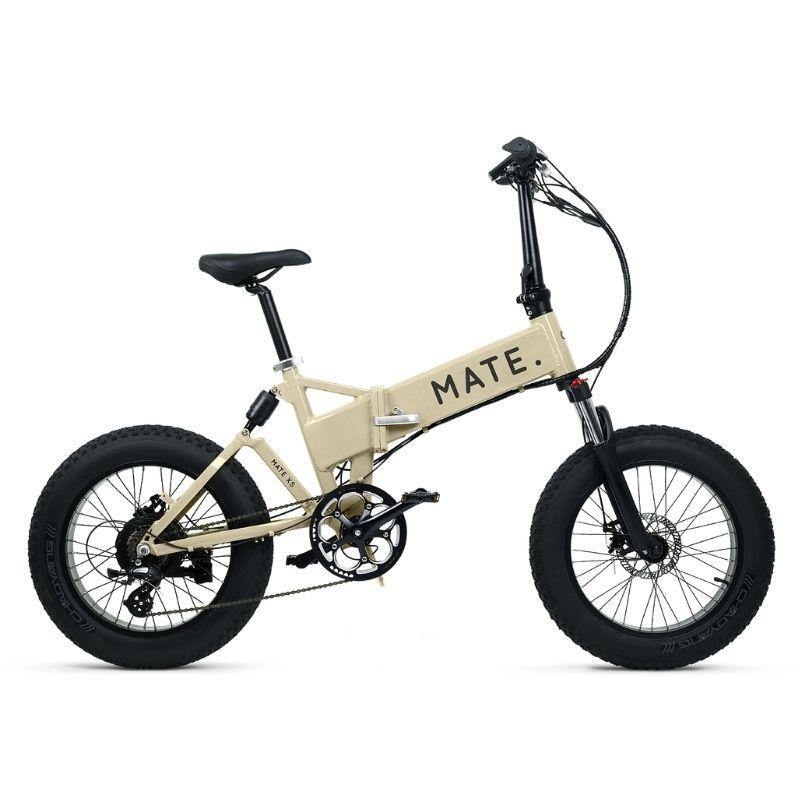 Mate X 250w Fat Tyre Folding Electric Bike – Desert Storm – Aluminium – Generation Electric