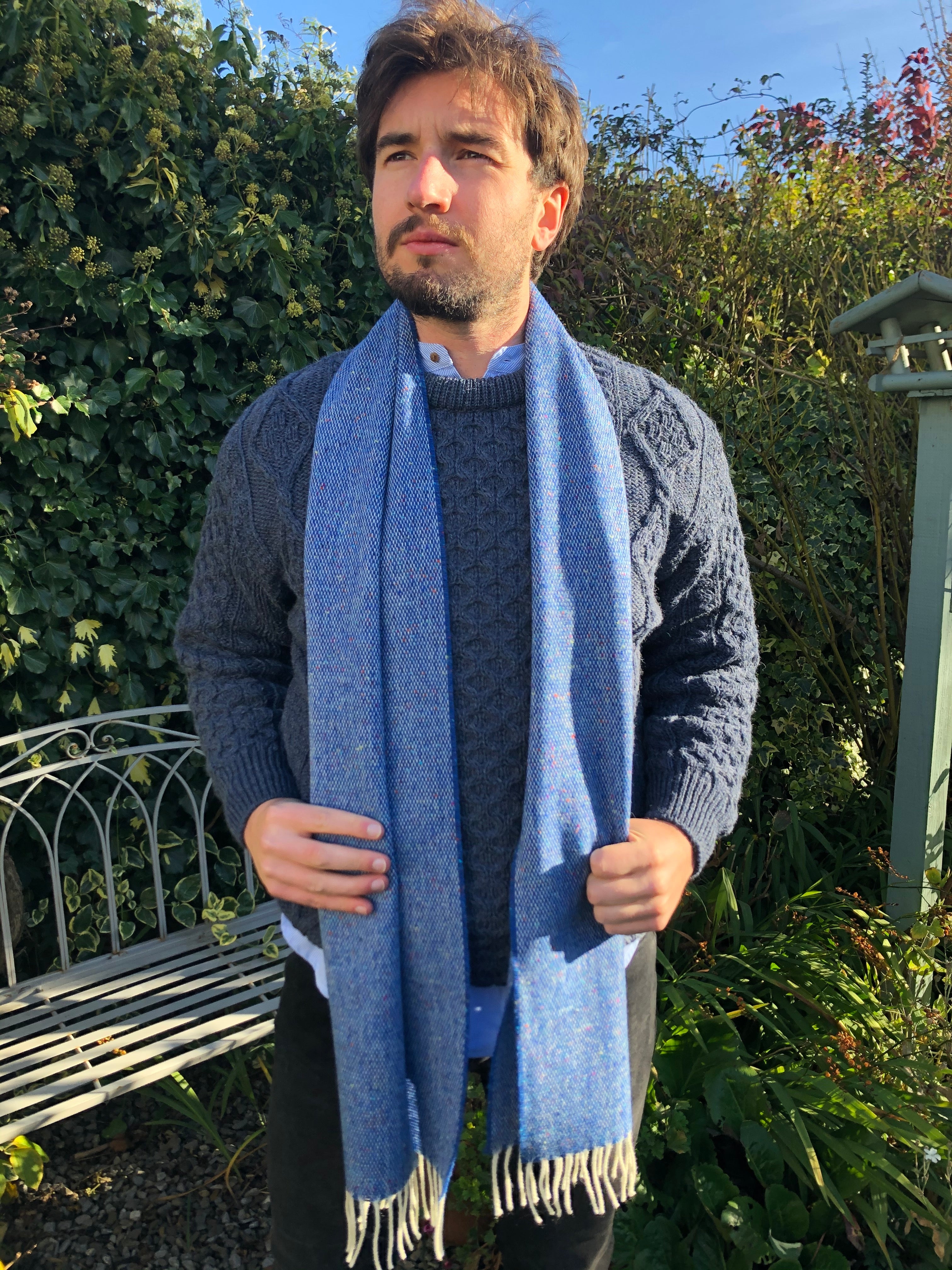 McNutt Lambswool Scarf Donegal Ocean – The Donegal Shop