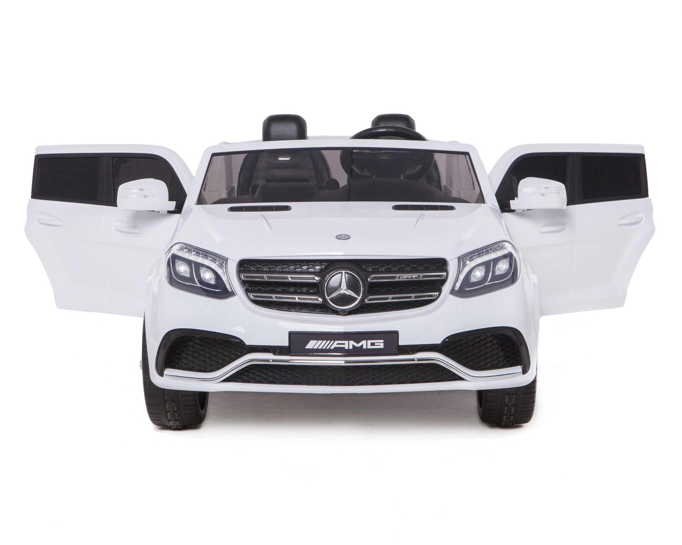 Licensed Mercedes G.L.S 63 AMG 24V 4WD Electric Ride on Car With Parental Control – White