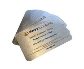 Aluminium Business Cards – Brushed Silver – Plastic Cards & Business Cards – PCL Media