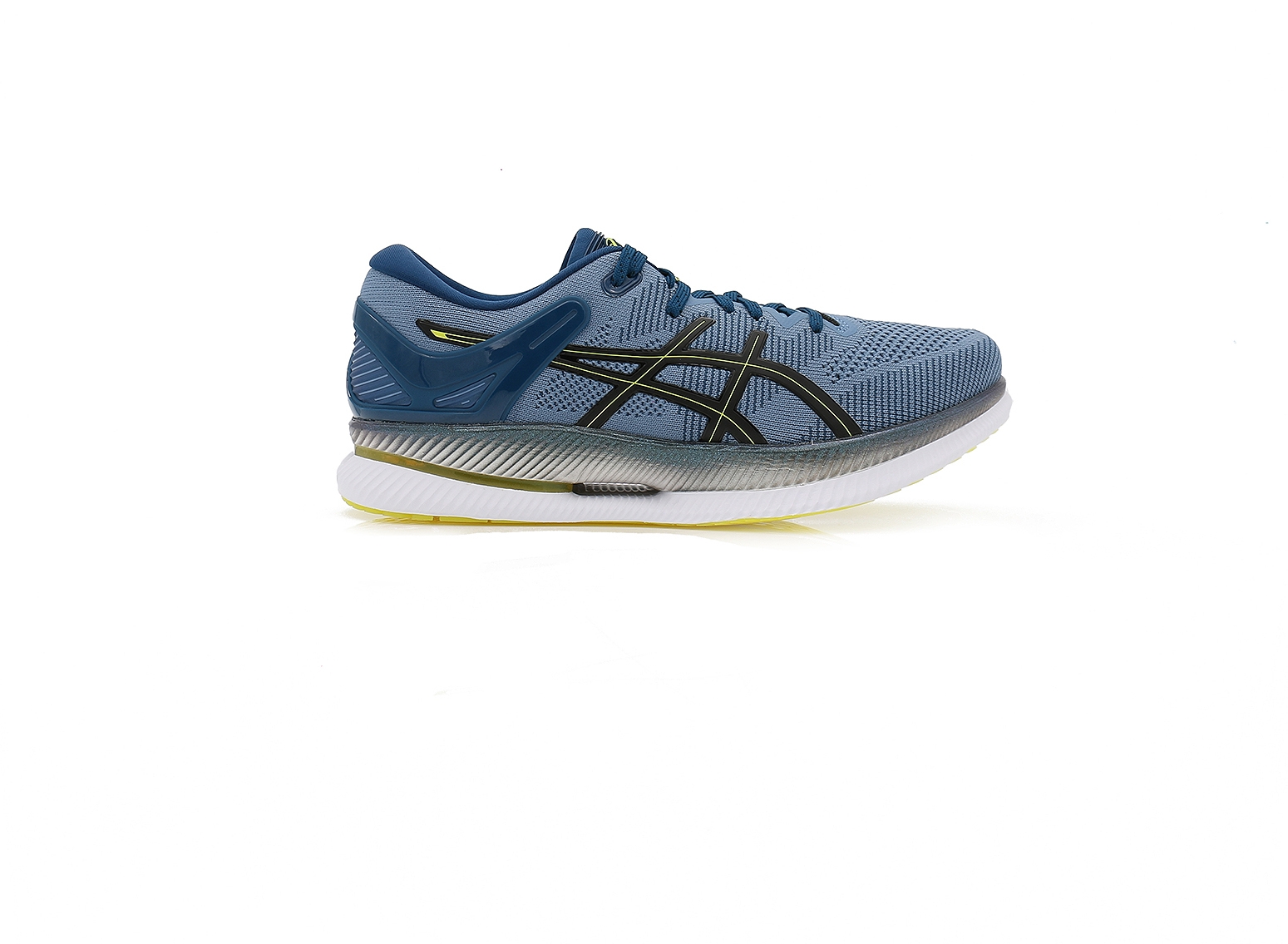 Womens Asics Metaride – Blue Running Trainers – Lace-Up – Suitable For Achilles Pain / Bunions – Strong Heel Support – Size 4 – Synthetic Fabric