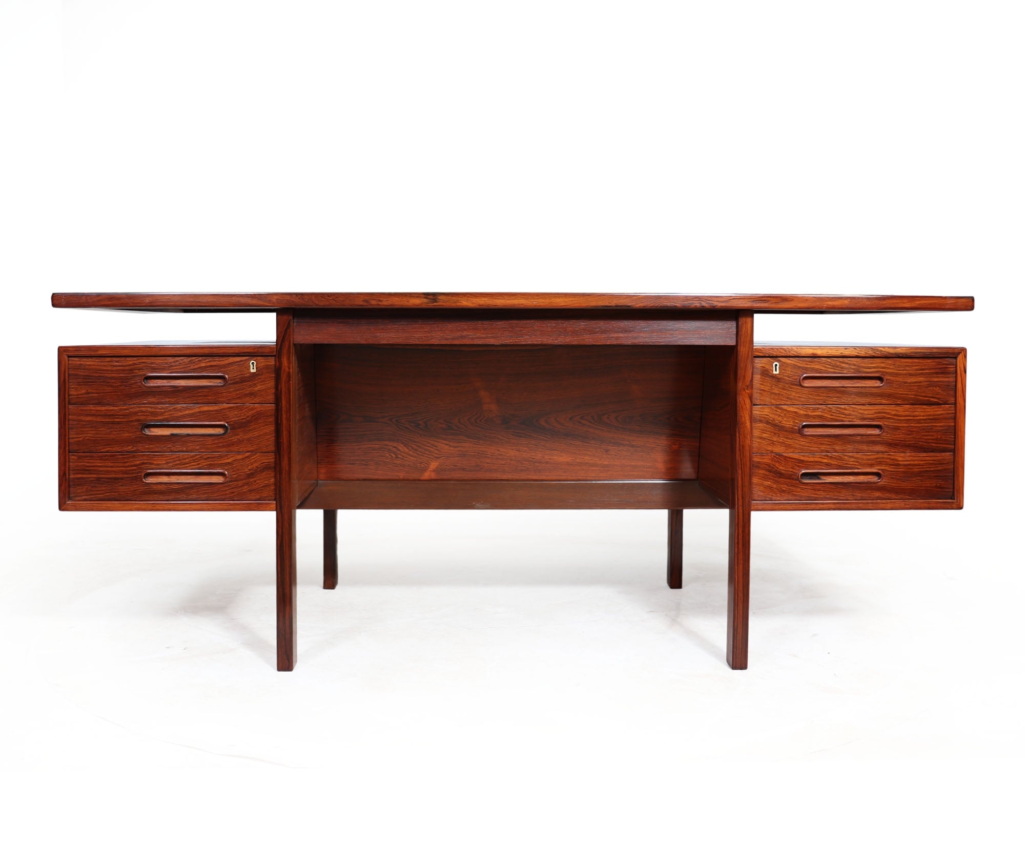 Mid century Danish Rosewood Desk – The Furniture Rooms