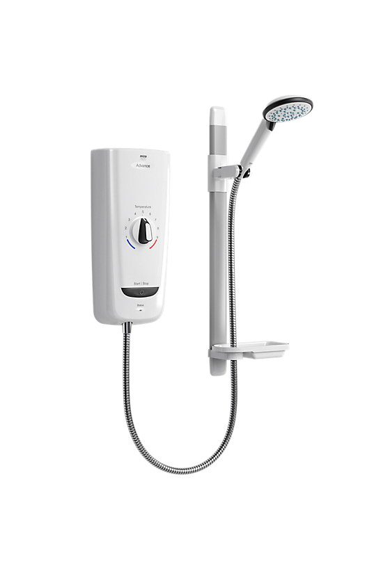 Mira Advance 9.8kW Electric Shower White/Chrome
