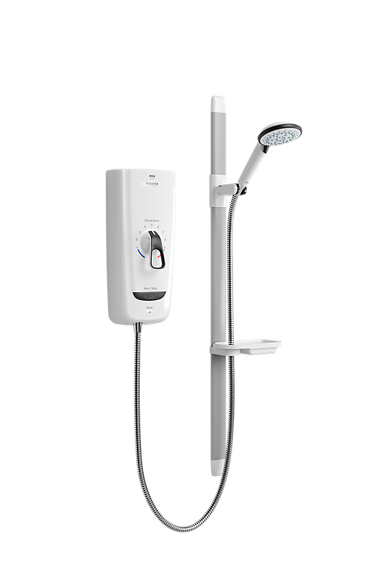 Mira Advance 9.8kW Flex Electric Shower White/Chrome