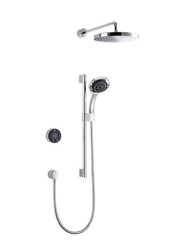 Mira Platinum Dual Rear Fed – High Pressure / Combi Boiler Digital Shower