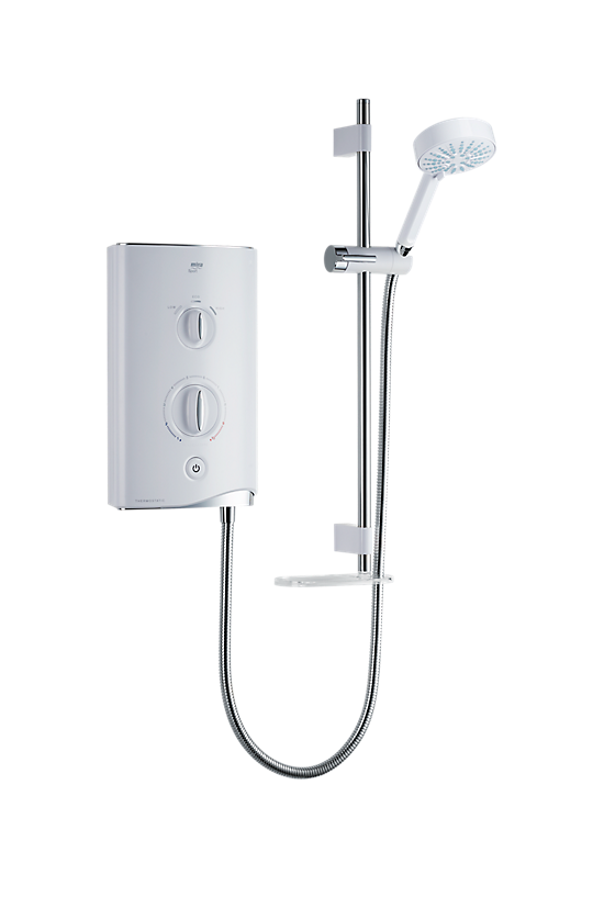 Mira Sport 9.8kW Thermostatic Electric Shower White/Chrome