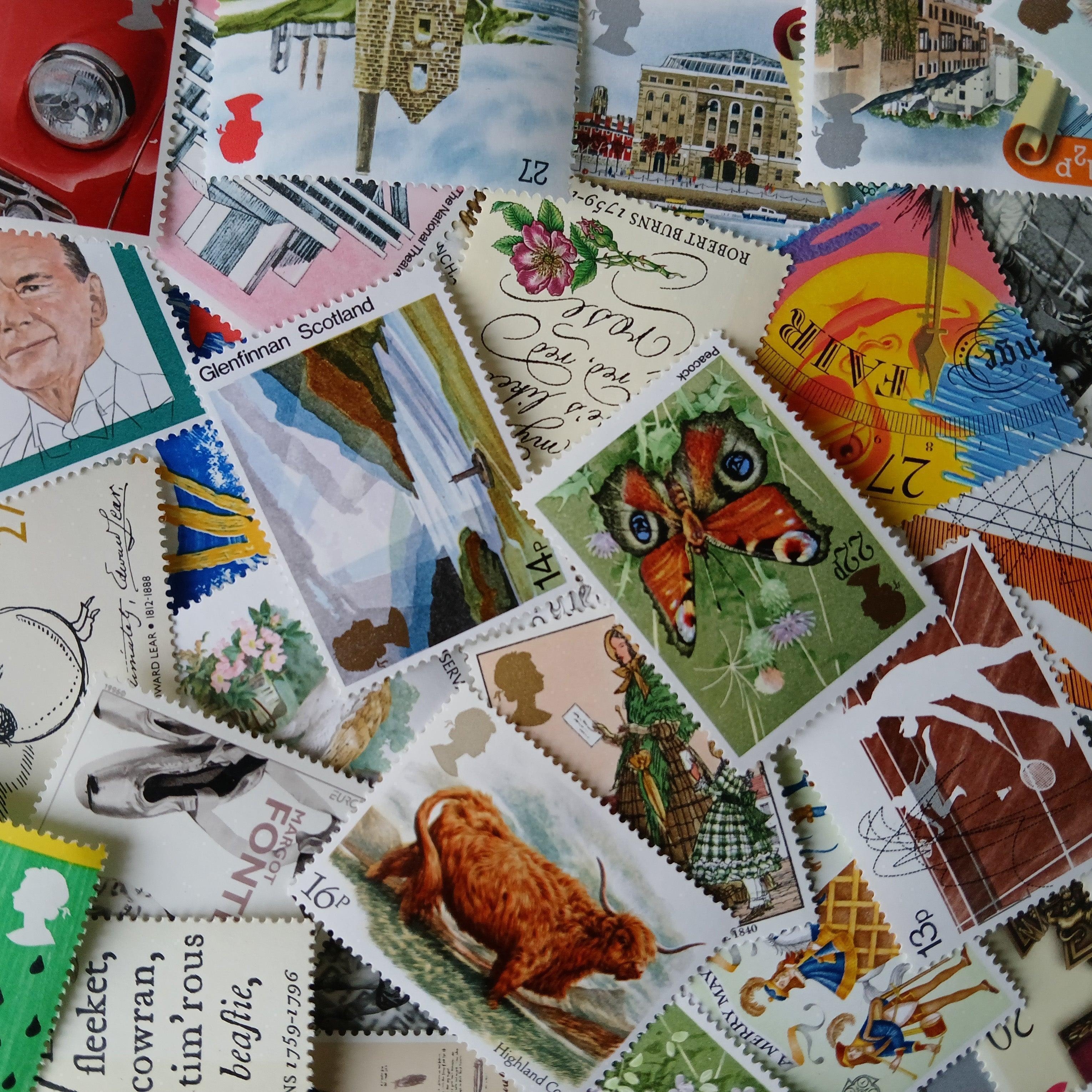 Individual Value Stamps 8p – Gummed – Pack of 100 – The Postage Shop