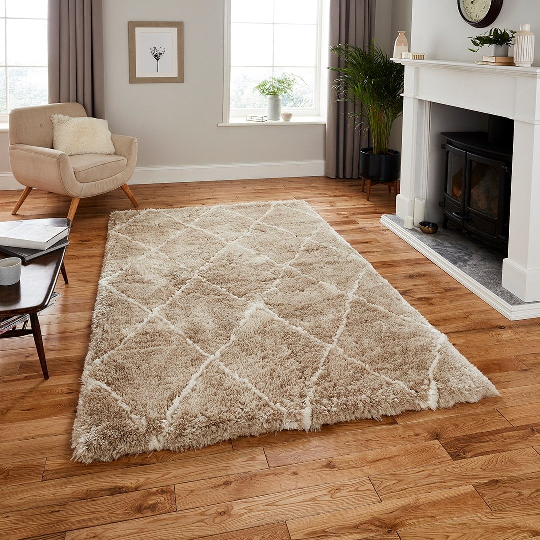 Think Rugs – Morocco 2491 Grey/Cream 200 x 290cm / Grey/Cream – The Rug Quarter