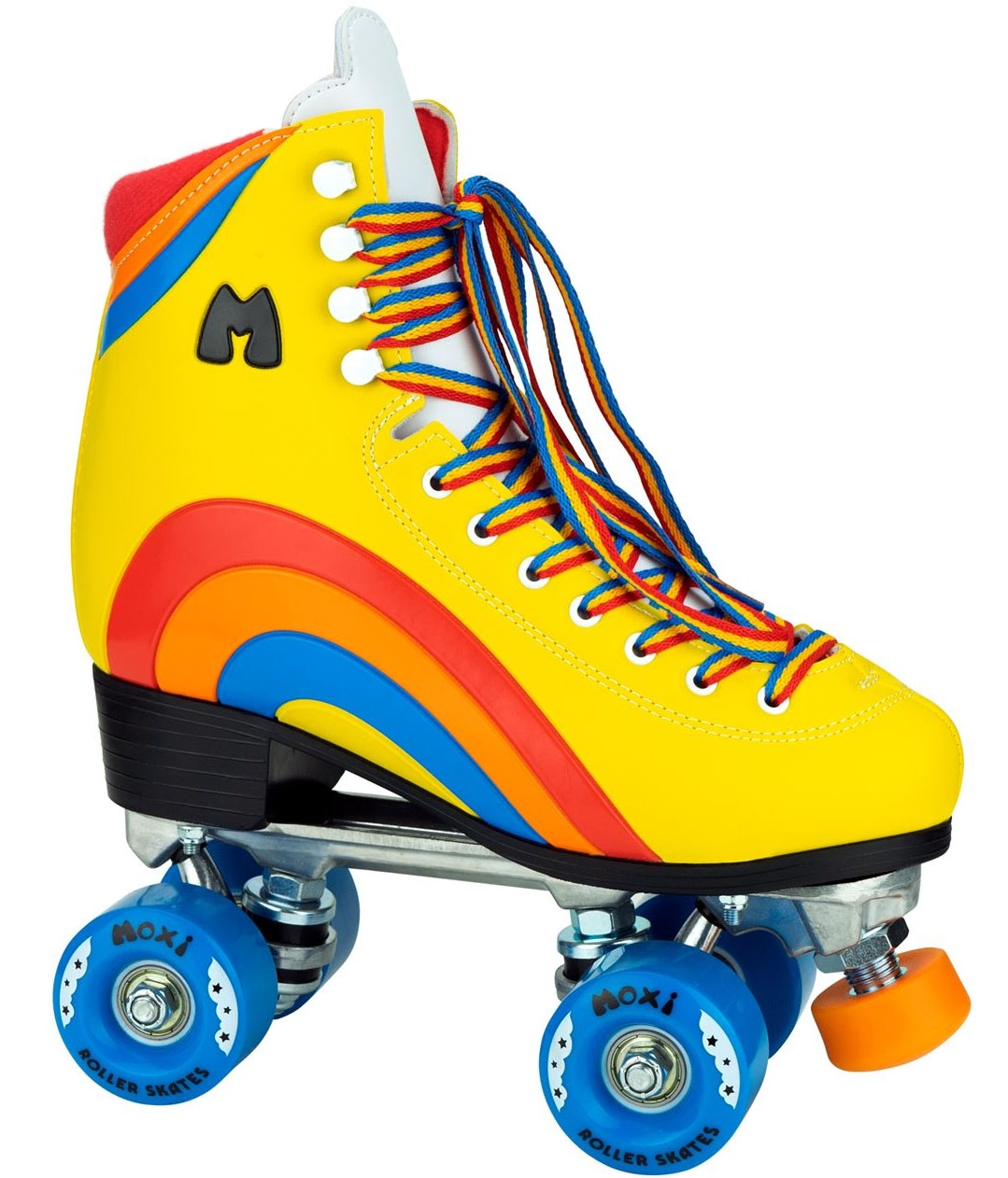 Moxi Rainbow Rider Quad Roller Skates Sunset Yellow – Ripped Knees