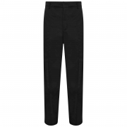 Behrens Mens Pleated Trousers – Black – 52 Reg – Uniforms Online
