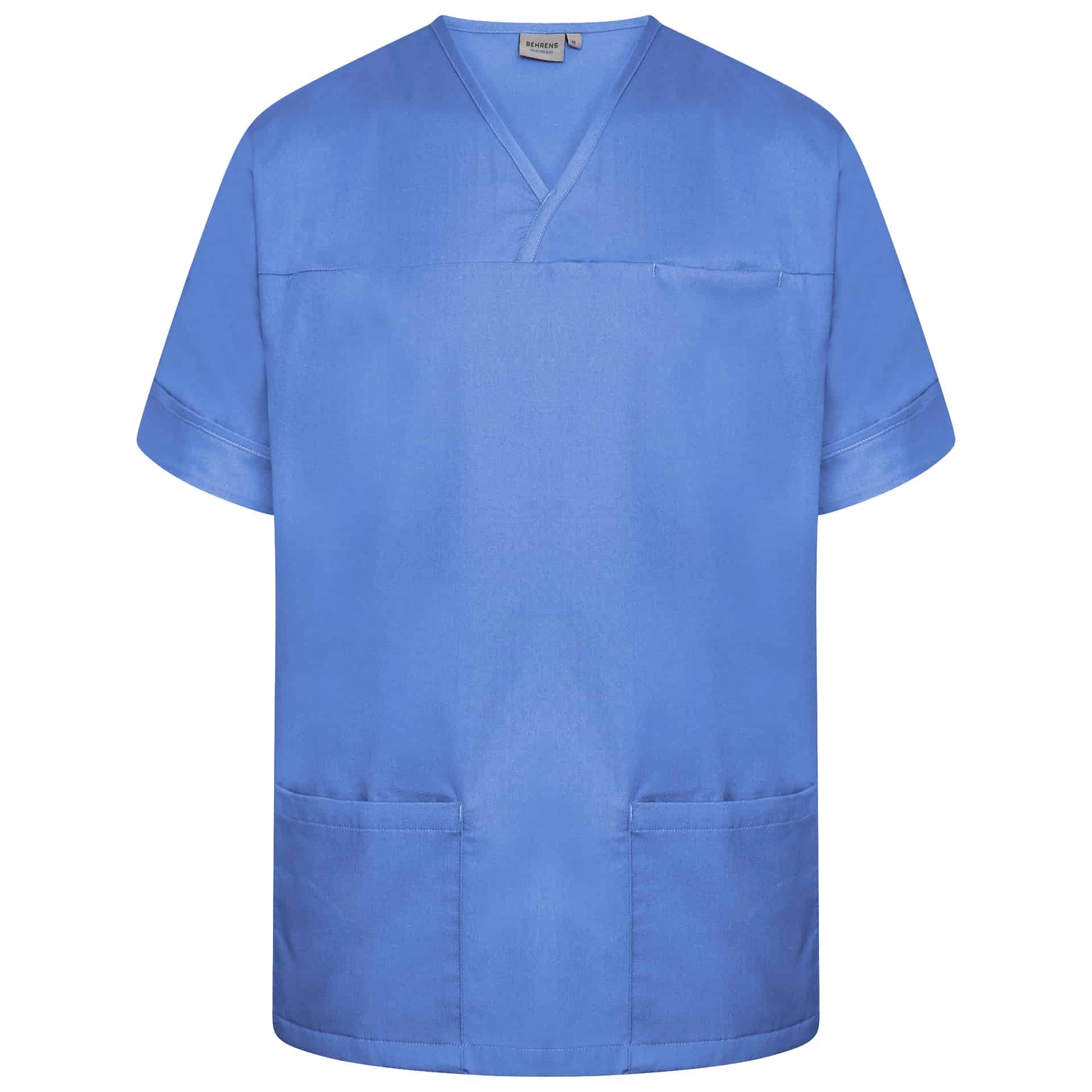 Behrens Scrub Tunic Plain – Metro Blue – XL – Uniforms Online