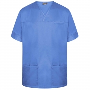 Behrens Scrub Tunic Plain – Metro Blue – XL – Uniforms Online
