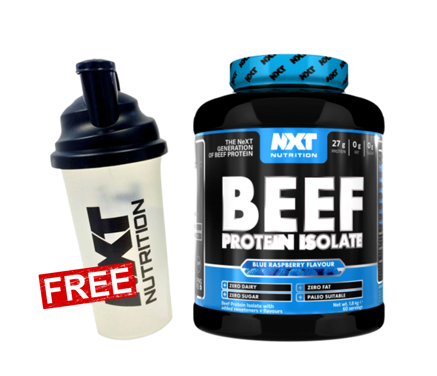 NXT Beef Protein Isolate 60 Servings (Clear Juice Protein) – Cola – Load Up Supplements