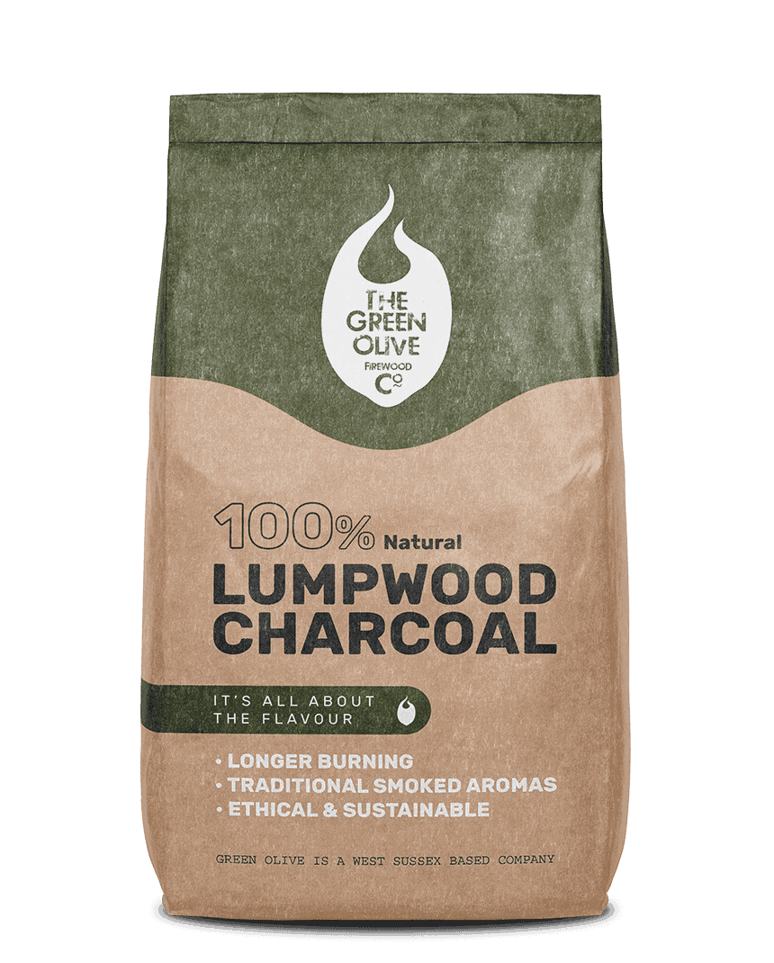 Natural Lumpwood Charcoal – 4kg – Natural Charcoals – Green Olive Firewood