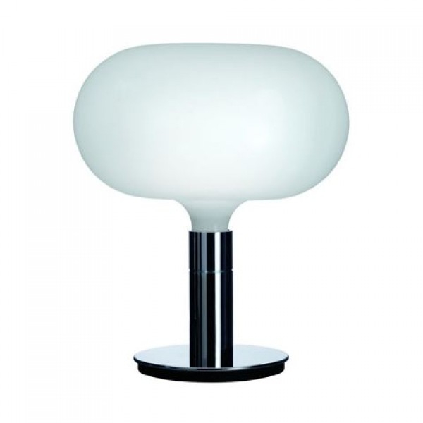Nemo Lighting – AM1N Table Lamp – Black / Pale Blue – Metal / Glass –