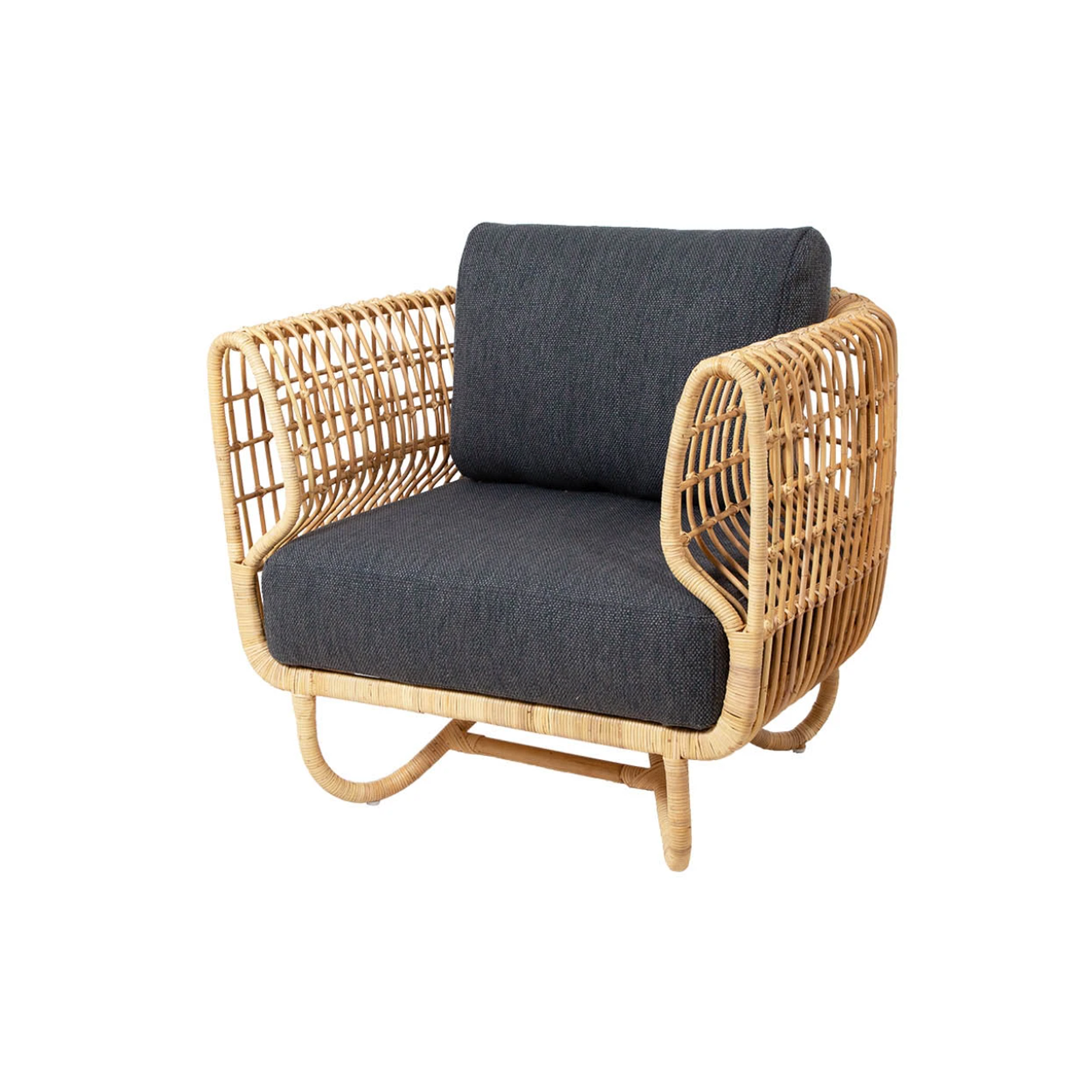 Nest – Lounge Chair Grey – Cane Line – Indor