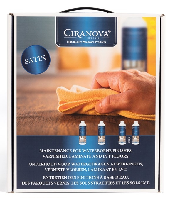 Maintenance Kit Lacquered Surfaces – Clear Satin – Cleaning and Maintenance – Ciranova Finishes