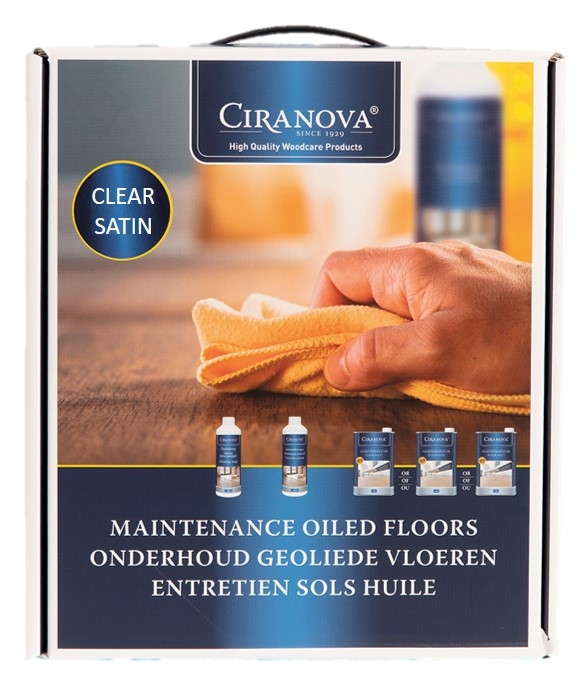 Maintenance Kit Oiled Surfaces – Clear Satin – Cleaning and Maintenance – Ciranova Finishes