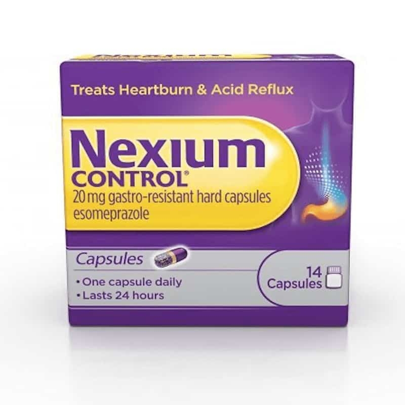 Nexium Control 20mg – 14 Capsules – Caplet Pharmacy