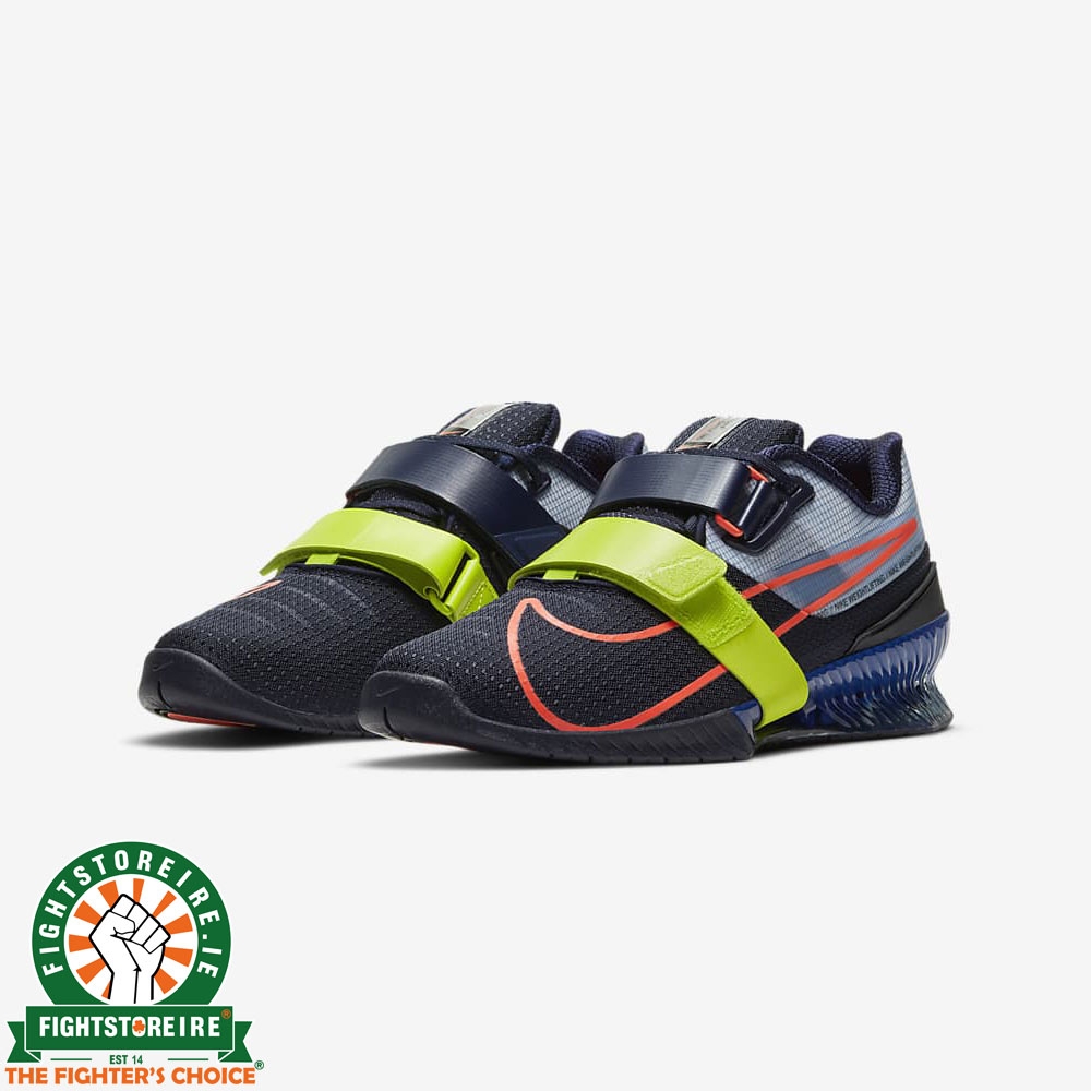 Nike Romaleos 4 Weightlifting Shoes – Blackened Blue/Deep Royal – Size 11 – Fightstore Ireland