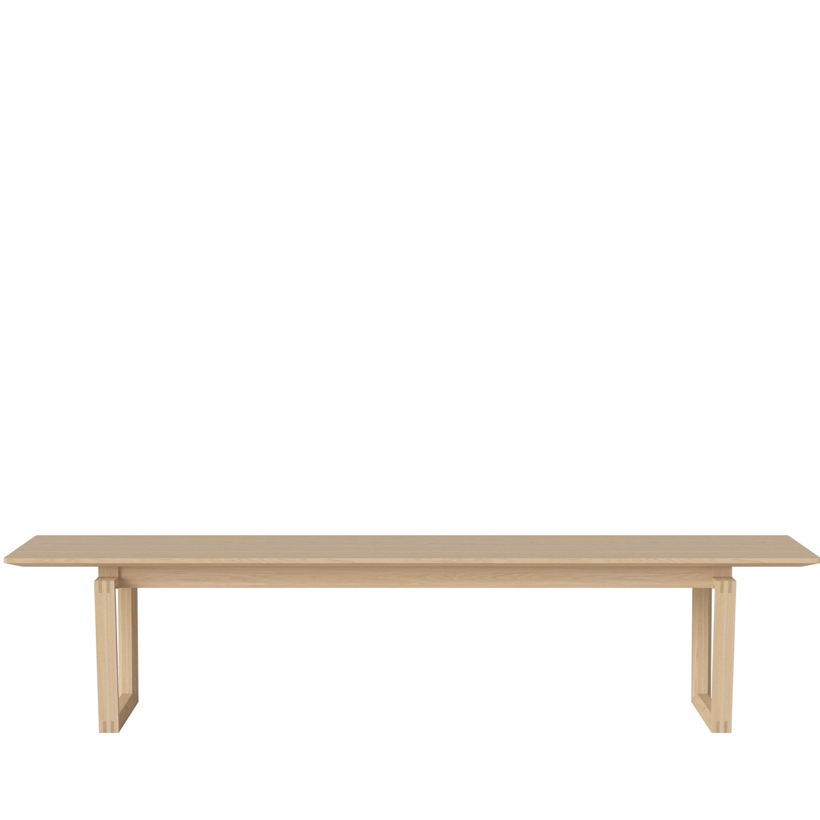 Nord – Bench White Pigmented Oiled Oak – Bolia – Indor