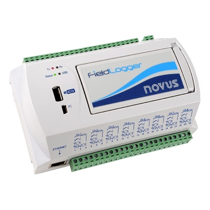 FieldLogger – Industrial Multichannel Data Logger – USB – 512K Logs – RS485 – Under Control LTD