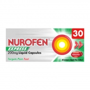 Nurofen Express 200mg 30 Liquid Capsules – Caplet Pharmacy