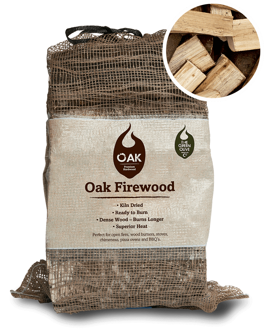 Premium Oak Firewood Logs – Sustainable Firewoods – Green Olive Firewood
