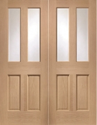 XL Joinery Oak Malton Clear Bevelled Glass Pair – 1981  x 1524 mm