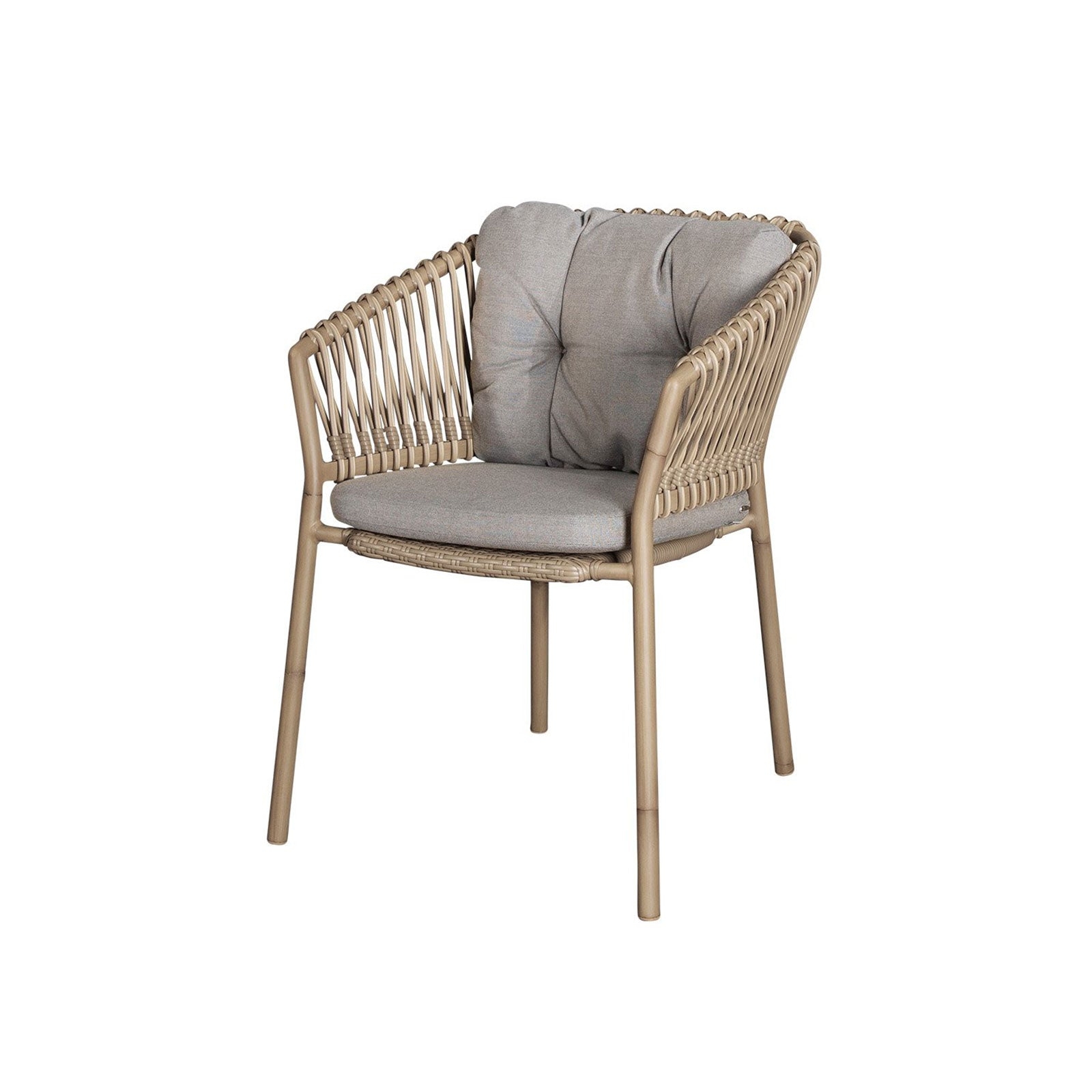 Ocean Chair – Stackable Outdoor Chair Natté Taupe – Cane Line – Indor