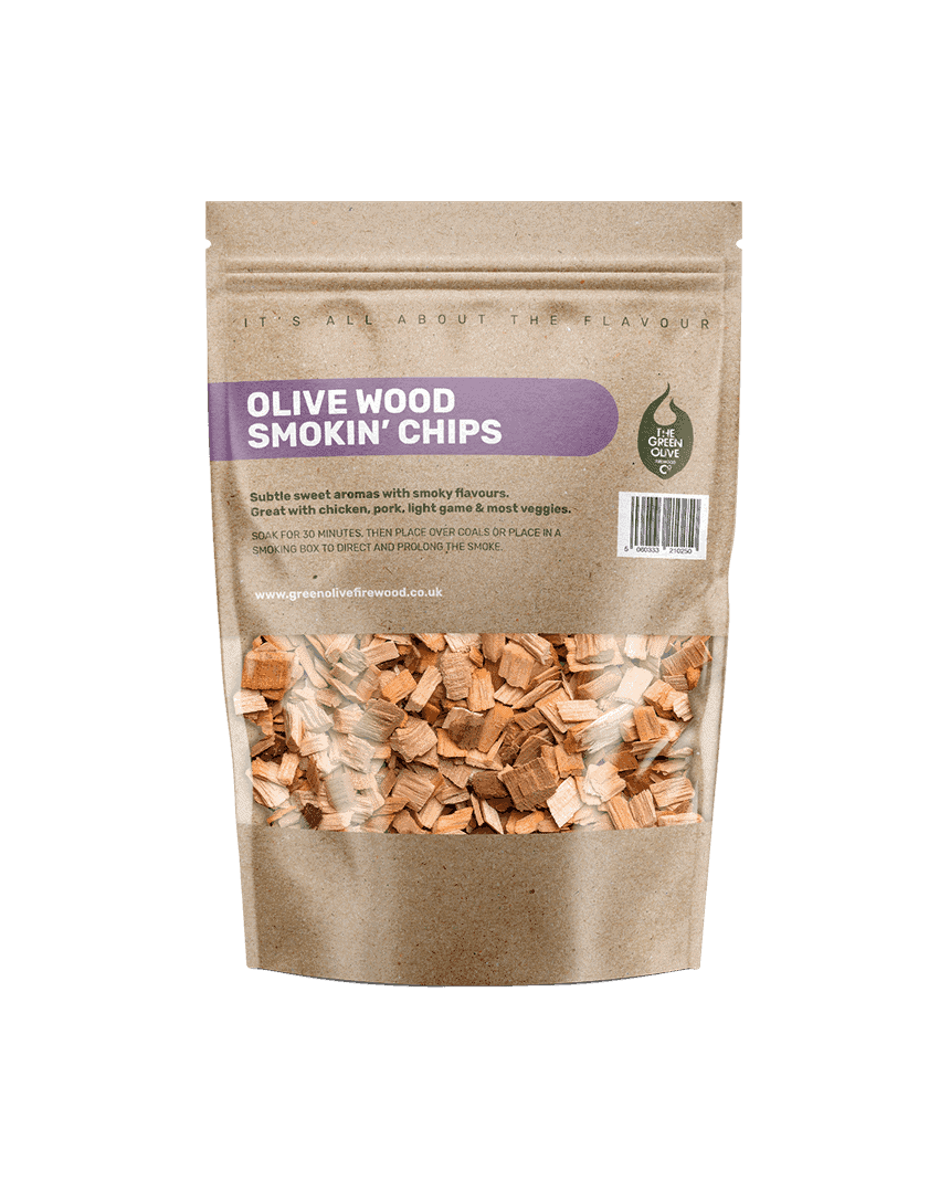 Olive Wood Smokin’ Chips – Smokin’ – Green Olive Firewood
