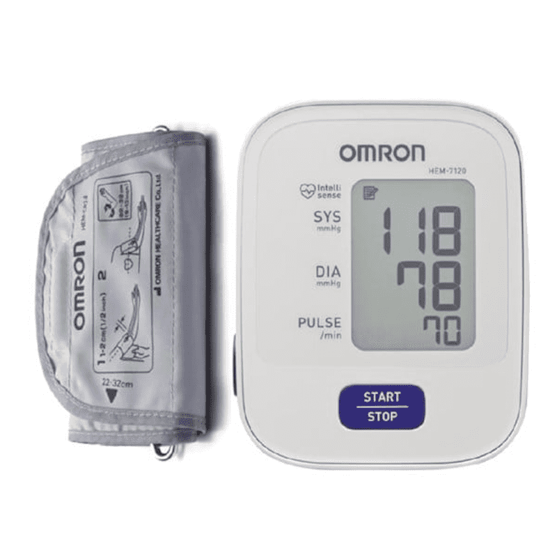 Omron M2 Basic Automatic Upper Arm Blood Pressure Monitor (HEM-7120E) – Caplet Pharmacy