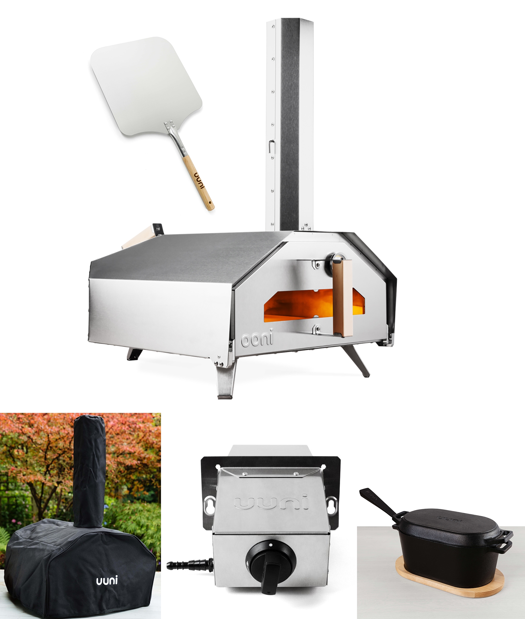 The Ooni pro gas burner mega bundle