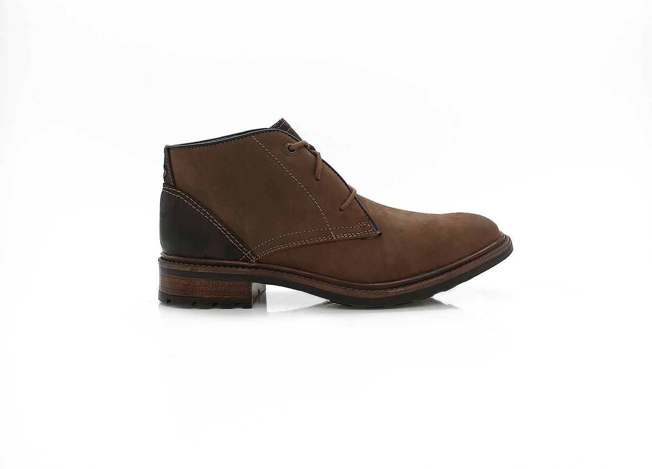 Josef Seibel Mens Joseph Seibel Oscar 11 – Brown Casual Boots – Lace-Up – Strong Heel Support – Fits High Instep – Size 46 – Nubuck / Leather