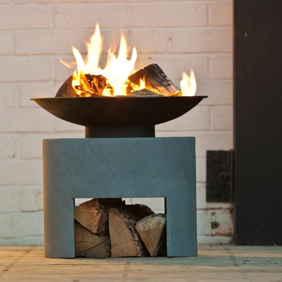 Fire Bowl With Low Cement Fibre Stand