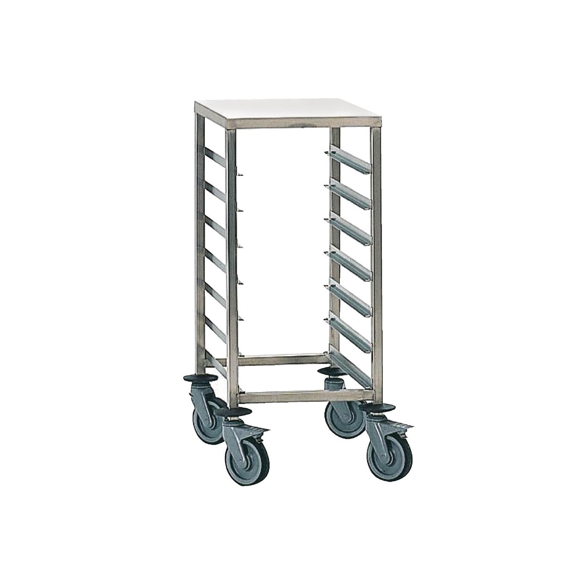 Matfer Bourgeat Full Gastronorm Racking Trolley 7 Shelves