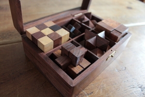 Wooden Puzzle 6 in 1 in Solid Sheesham