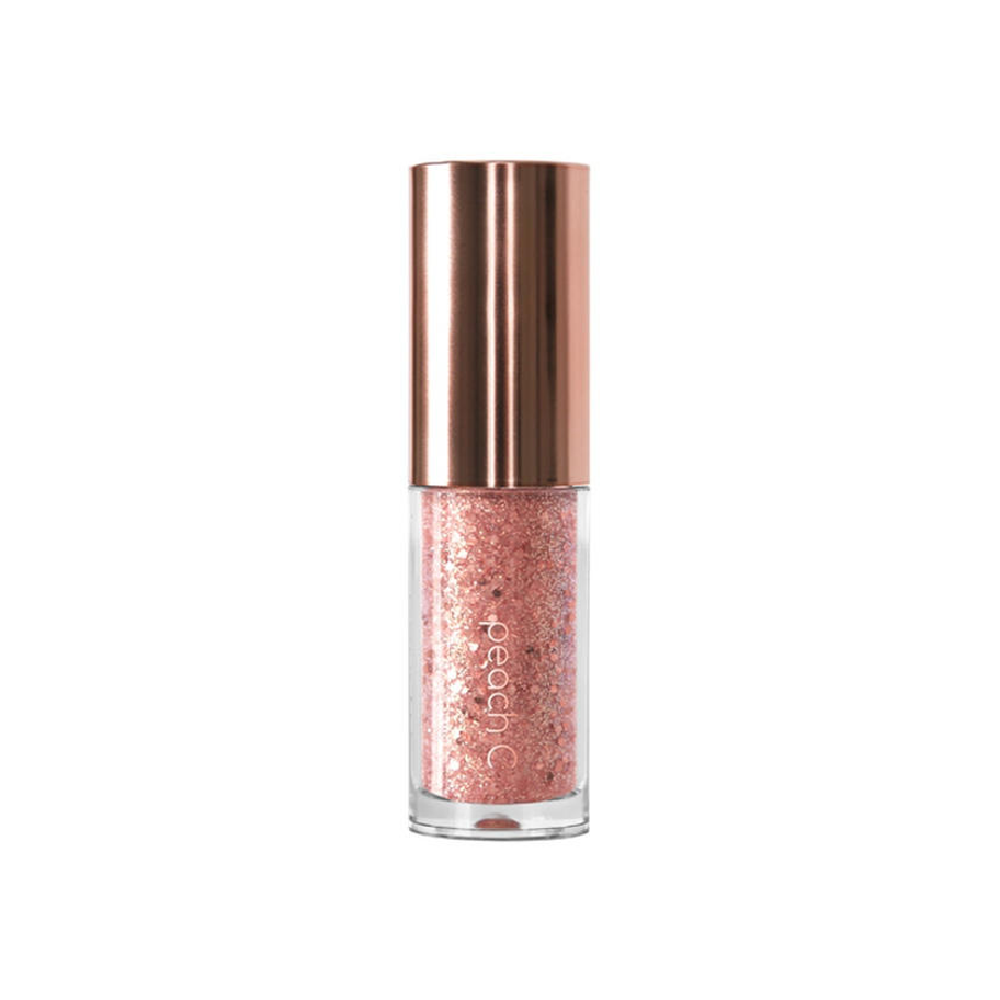 PEACH C Champagne Eye Glitter #03 Rose Coral – Eyeshadow – Skin Cupid