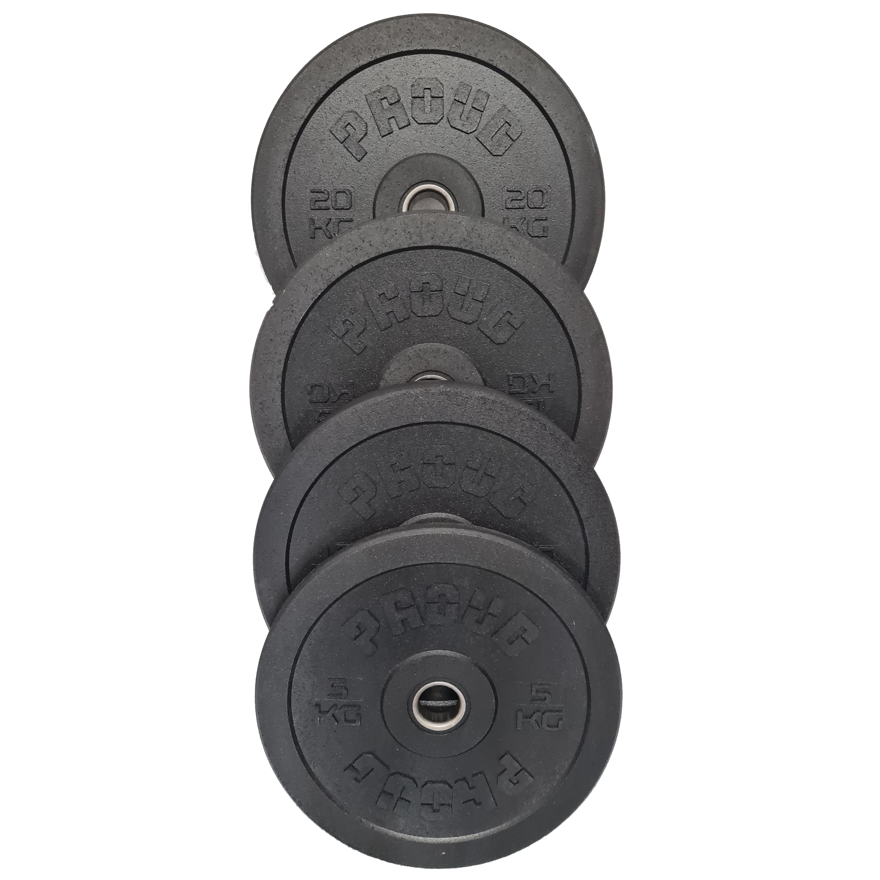 Proud Eco 5kg, 10kg, 15kg, 20kg Olympic Bumper Weight Plates 100kg Set – SuperStrong Fitness