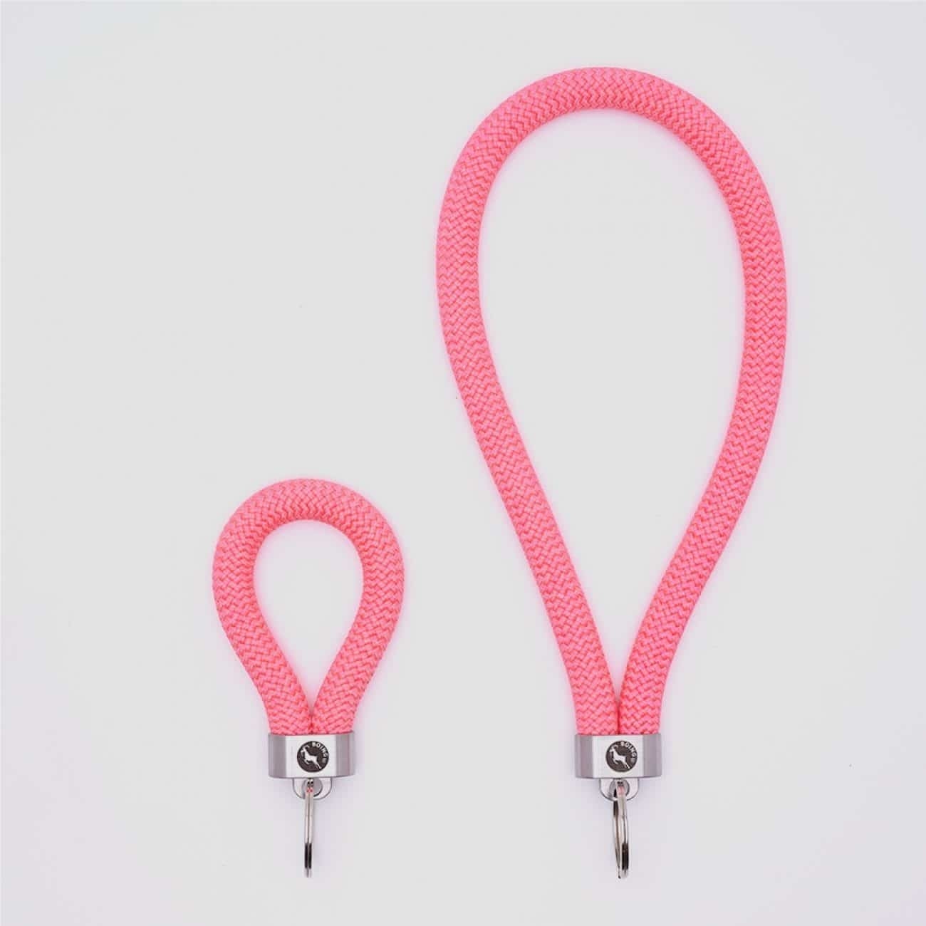 Cheeky Pink Steel Key Fob – Key Fob – Medium (13cm long loop) – Boing Apparel- Boing Jewellery