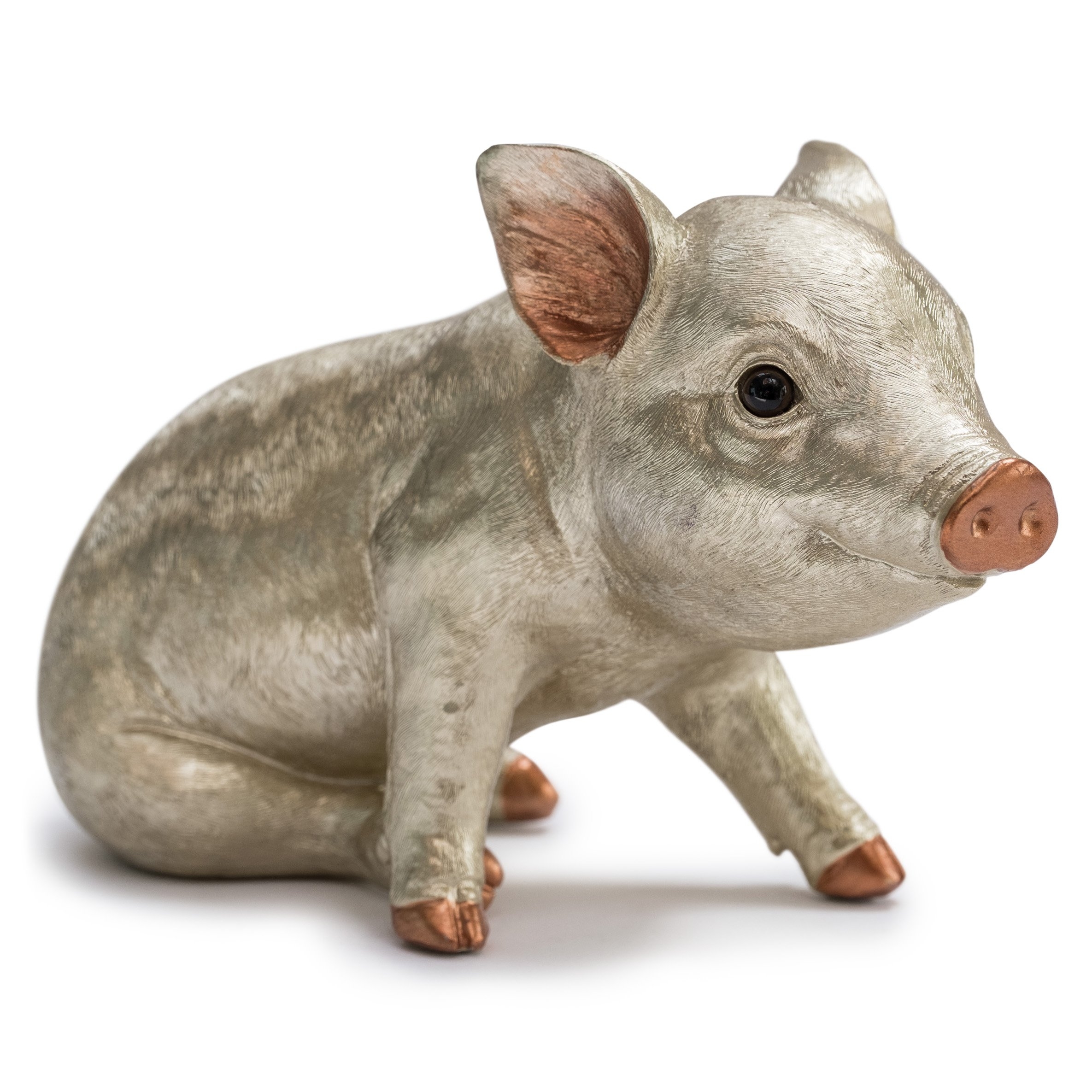 Sculpture Posh Pets – Gold Piggy Bank