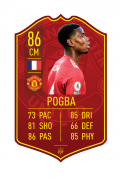 Paul Pogba MUFC pre-made card – A3 | (29.7cm x 42cm) – Fifa Ultimate Team Card – Create FUT