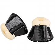 CALDENE OVER REACH BOOTS CROCODILE BLACK  Pony