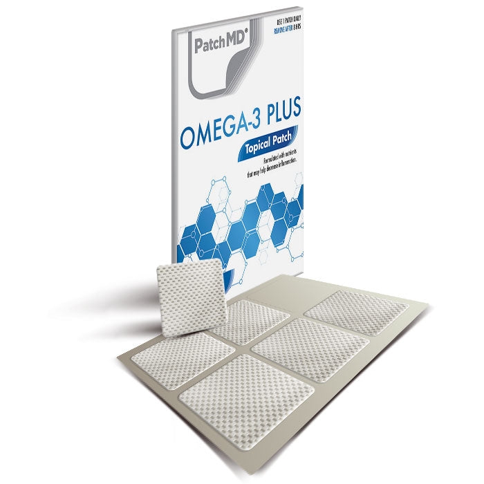 Omega-3 Plus | Topical Patch 30 Day Supply | 30 Patches | PatchMD | Supplement Hub UK
